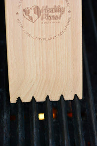 All Natural Wood BBQ Grill Cleaner Healthy Grill Brush and Scraper Alternative